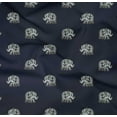 thumbnail image 4 of oneOone Organic Cotton Poplin Twill Fabric Elephant Block Print Fabric By Yard 42 Inch Wide, 4 of 4