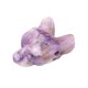 thumbnail image 1 of Adorno de piedra con forma de cabeza de lobo, escultura de paisaje en miniatura, textura de cristal y diseño pulido, cuentas decorativas para pulseras y llaveros DIY., 1 of 8