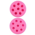 thumbnail image 4 of WHAMVOX 2 Pcs Candy Fondant Mold for Baking Pastry Mold Pink, 4 of 8