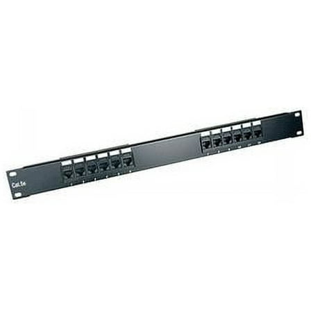 TRIPP LITE 12-Port 1U Rackmount Cat6 110 Patch Panel 568B, RJ45 Ethernet