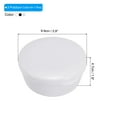 thumbnail image 2 of Uxcell Travel Soap Container, 3 Pack Round Soap Holder Case, Black Blue White, 2 of 5