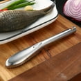 thumbnail image 2 of 2 Pcs Fish Scaler Tool Household Remover Manual Descaler Brush for Stainless Steel, 2 of 6