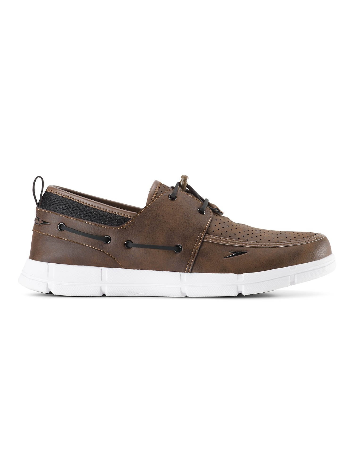 Speedo Mens Port Lightweight Breathable Water Boat Shoe - Brown or ...