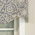 thumbnail image 2 of RLF Home Stella Paisley Regal Valance Navy. 3" Rod Pocket 50"W x 17"L, 2 of 2