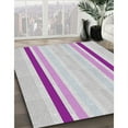 thumbnail image 2 of Ahgly Company Indoor Rectangle Patterned Platinum Gray Novelty Area Rugs, 2' x 4', 2 of 6