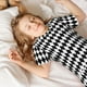 thumbnail image 5 of Fotbe Black And White Diamonds Pijama Estampada de 2 Piezas para Niños – Ropa de Dormir de Manga Corta Cómoda para Niños y Niñas, Camiseta y Shorts de Algodón-Medium, 5 of 6