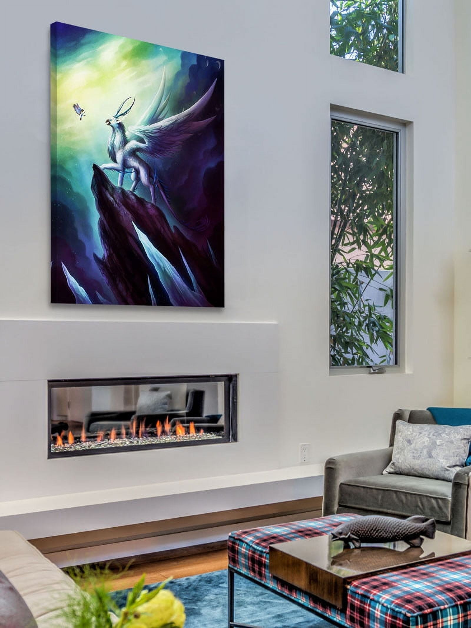 Marmont Hill "Gryphon" Painting Print on Canvas