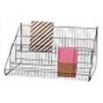 thumbnail image 3 of SSWBasics 3-Tier Black Wire Countertop Rack - 12¾”H x 23½”W x 14"D - Black Wire Magazine Display, Countertop Book Display Rack, Multi-Purpose Literature Rack for Comic Books, Magazines, and Literature, 3 of 3