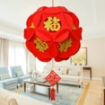 thumbnail image 4 of Farmhouse Wreath Chinese New Year Red For Chinese Spring Festival Wedding Festival Restaurant Decoration, Household Pendant, 4 of 4