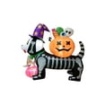 thumbnail image 4 of 5FT Halloween LED Inflatable Skeleton Dog with Treats Halloween Yard Decorations, 4 of 5