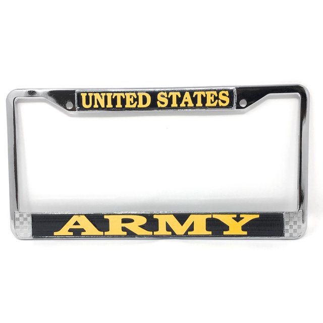 Cadre de Plaque d'Immatriculation (MILITARY) US Army