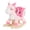 Pink, variant on Jolie Vallee Baby Rocking Horse,Kids Ride on,Plush Animal Rocker,Wooden Base & Safety Belt for Ages 6+ Months,Fox,Brownish Red