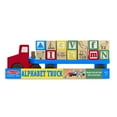 thumbnail image 4 of Melissa & Doug Alphabet Blocks Wooden Truck Educational Toy, 4 of 10