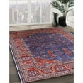 thumbnail image 2 of Ahgly Company Indoor Square Mid-Century Modern Carbon Red Oriental Area Rugs, 8' Square, 2 of 6