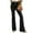 Black, variant on Flare Jeans for Women Bootcut Crossover High Waisted Bell Bottom Jeans Trendy Yoga Pants Flare Leggings with Pockets Brown S