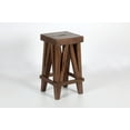 thumbnail image 4 of Alaterre Brookside 26"H Industrial Wood Counter-Height Stool, Brown, 4 of 8
