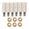 thumbnail image 1 of 6pcs Machine Heads Mount Hex Hole Gears And Leg for Guitar Instruments - Style1, 1 of 8