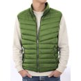 thumbnail image 1 of Ma Croix Mens Ultra Light Puffer Down Vest Polyester Padded Packable All Season Vest, 1 of 8