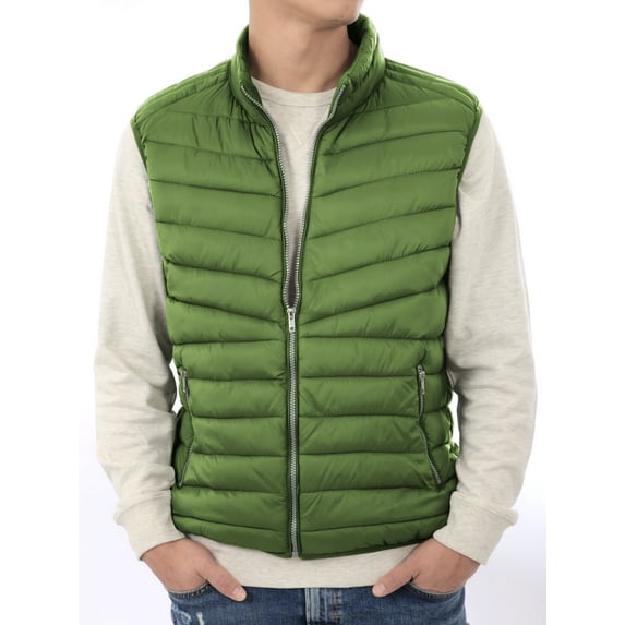 Ma Croix Mens Ultra Light Puffer Down Vest Polyester Padded Packable All Season Vest