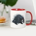 thumbnail image 4 of CafePress - Porcupine Mug - 11 oz Ceramic Mug - Novelty Coffee Tea Cup, 4 of 6