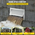 thumbnail image 2 of VEVOR Évent d'Inondation, 8 Pouces Hauteur x 16 Pouces Largeur x 2 Pouces Profondeur Évent d'Inondation pour Réduire les Dommages de Fondation et les Risques d'Inondation, Blanc, Monté au Mur, pour Vides, Garages et Enceintes Pleine Hauteur, 2 of 9