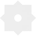thumbnail image 4 of 28"OD x 6"ID x 15 1/2"C x 1"P Axel Architectural Grade PVC Contemporary Ceiling Medallion, 4 of 11