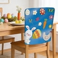 thumbnail image 4 of CaiYueKe 2 Pcs Easter Chair Covers Spring Decor Washable Dining Chair Protectors Party Decorations Removable Chair Back Covers Home Decor Protective Covers, 4 of 7