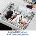 thumbnail image 6 of Elk Square Mouse Pad, 8.3x9.8 Inch, Non-Slip Rubber Bottom, Printed Desk Mat for Office and Gaming, 6 of 6