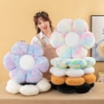thumbnail image 4 of Pnellth Flower Seat Cushion Lovely Petals Shape Fluffy Stuffed Back Pillow Hip Protective Super Soft Office Chair Car Seat Sofa Buttocks Cushion for Living Room Bedroom Office, 4 of 8