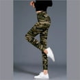 thumbnail image 3 of Design Camouflage Leggings Commute Mid-Waist Fit Trousers Thighs Personality Casual Pants Show, 3 of 8