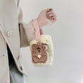 thumbnail image 5 of Case Compatible With Galaxy Z Flip 4, Cute Embroidered Plush Bear Hard Pc Shockproof Cover With Ring, 5 of 5
