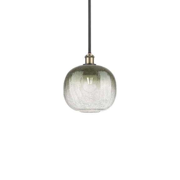 Innovations Lighting 516-1S-BAB-G481-10SL Brookhaven Sphere 11" Wide Mini Pendant - Black