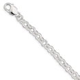 thumbnail image 4 of 925 Sterling Silver 6.75mm Rope Chain Bracelet, 4 of 4