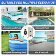 Slsy 14331 BTU Mini Swimming Pool Heat Pump for AboveGround Pools