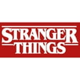 thumbnail image 2 of Netflix Girl's Stranger Things White Logo Graphic T-Shirt, 2 of 5