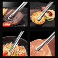 thumbnail image 4 of Pinzas para servir anticalor Pinzas para barbacoa Pinzas para pan Pasteles Ensaladas Postres Pinzas duraderas, L, 4 of 5