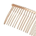 thumbnail image 6 of Unique Bargains 2 Pcs No Slip Hair Side Combs Accessories Made of Metal with Gold Tone Finish Rose Gold Tone, 6 of 6