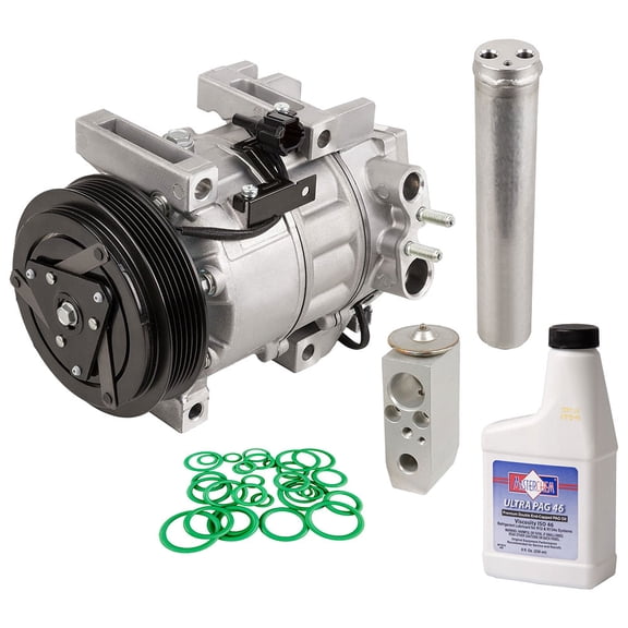 OEM AC Compressor w/ A/C Repair Kit For Infiniti M45 & M45x 2006 2007 2008 2009 2010 - BuyAutoParts