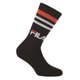 thumbnail image 2 of FILA Unisex Calcetines 3 pares - Calle, Deporte, Estilo de vida, Juego de calcetines, Rayas, 35-46 Schwarz 35-38 (3-5 UK), 2 of 3