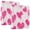 Pink White Hand Drawn Hearts, variant on Haosy Hardcover 3 Ring Binder 1.5 Inch Ring Decorative Binder Organizer for Home School Office, Colorful Butterflies and Flowers