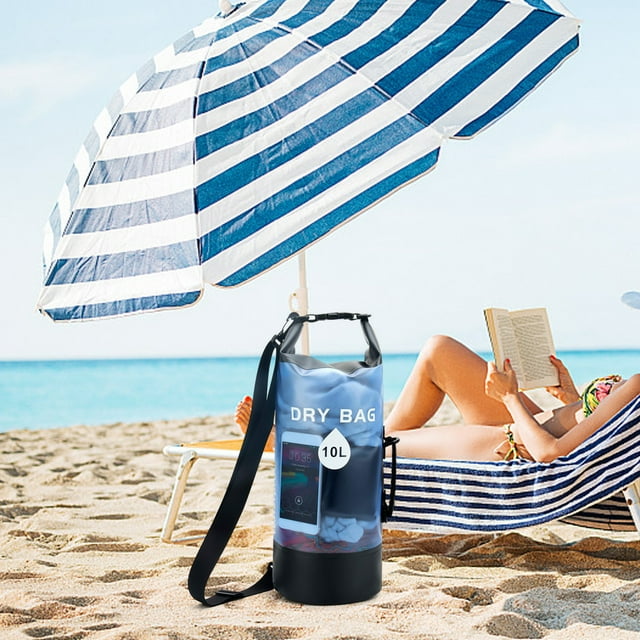 Sac de Sport Extérieur en PVC, Sac de Plage, Sac de Randonnée, Sac de Dérive Séparation Humide et Sec Idéal pour Plage Gym Voyage Natation