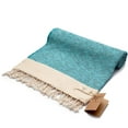 thumbnail image 4 of Smyrna Vintage Series Original Turkish Beach Towel  100% Cotton, Prewashed, 37 x 71 Inches  Turkish Bath Towel for SPA, Beach, Pool, Gym and Bathroom Turquoise, 4 of 8