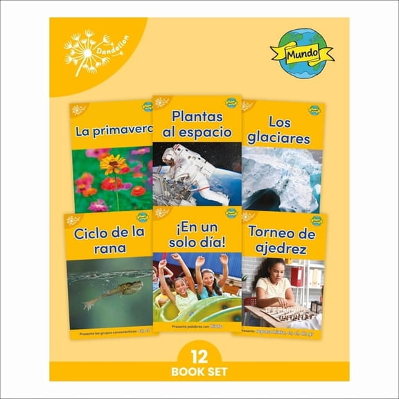 Phonic Books Beginner Decodable Phonic Books Dandelion Mundo Spanish Decodables Set 3, (Paperback)
