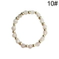 thumbnail image 2 of Coofit Bague de Doigt Simple Ajustable Rétro Zircon Perlé Bague de Phalange pour Femmes, 2 of 10