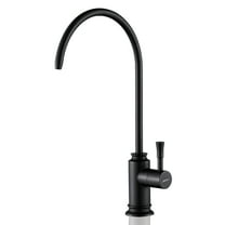 Achelous Matte Black Kitchen Water Filter Faucet,Stainless Steel Lead-Free Drinking Water Faucet Fits Reverse Osmosis Units or Filtration System in Non-Air Gap