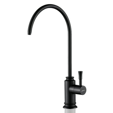 Achelous Matte Black Kitchen Water Filter Faucet,Stainless Steel Lead-Free Drinking Water Faucet Fits Reverse Osmosis Units or Filtration System in Non-Air Gap