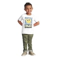 thumbnail image 3 of Retro Smile World Tour Positive Vibes Toddler Boy Girl T Shirt Infant Toddler Brisco Brands 6M, 3 of 5