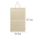 thumbnail image 2 of Bolsa para colgar pendientes de fieltro Laklulu, bolsa para colgar joyas montada en la pared, 2 of 5