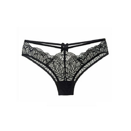 

Amuver Women Night Briefs G-String Thongs Lace Underwear Panties Female Sleeping Intimates