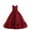 Red Dresses for Girls, variant on Formal Prom Dresses for Girls Size 8-12 Tween Elegant A-Line Sleeveless Crewneck Solid Layered-Tulle Birthday Evening Party Maxi Dress